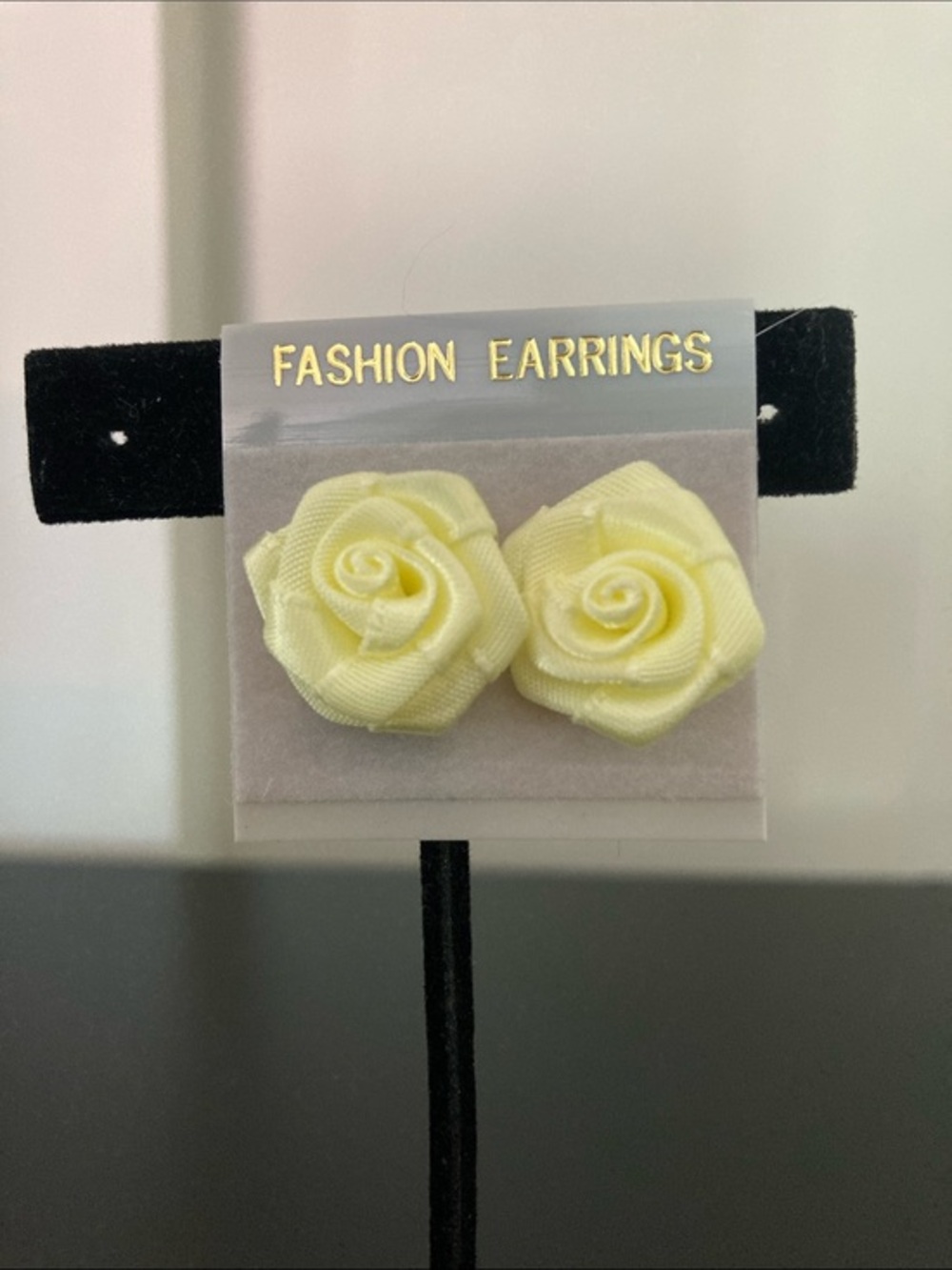 Yellow Rose Stud Earrings - Fashion Earrings